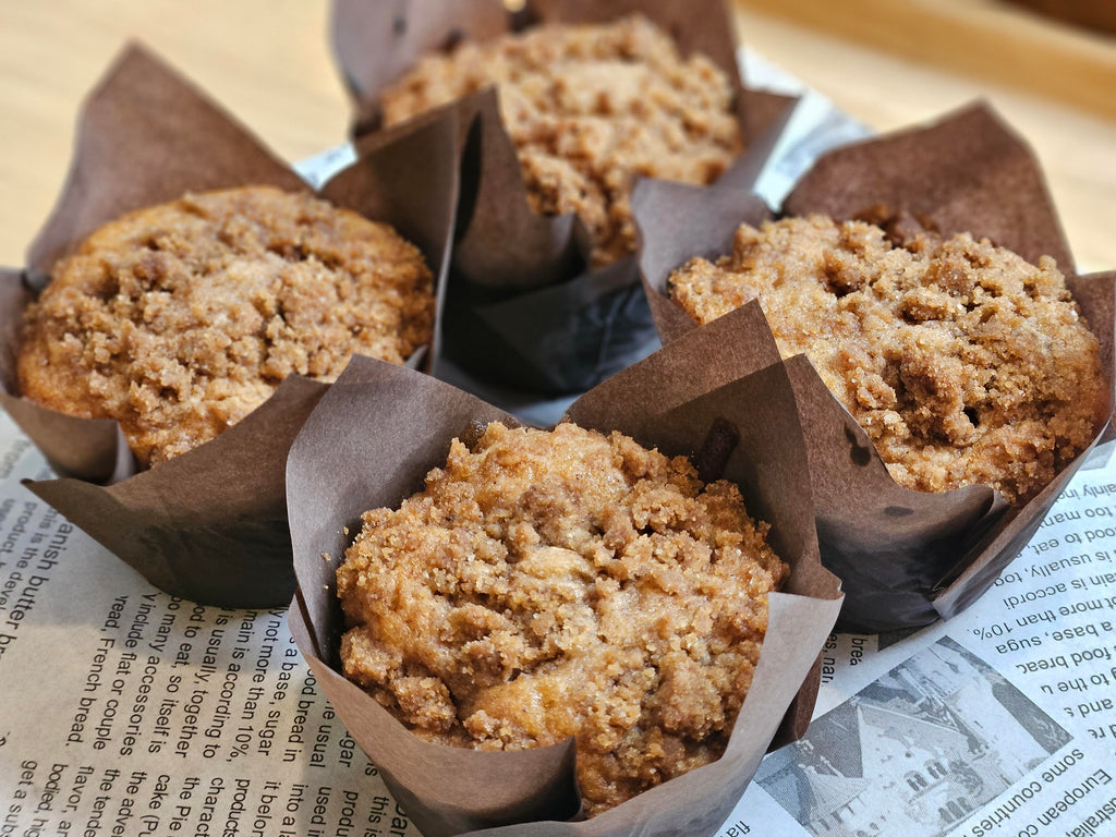 Apple & Cinnamon Crumble Muffins x4