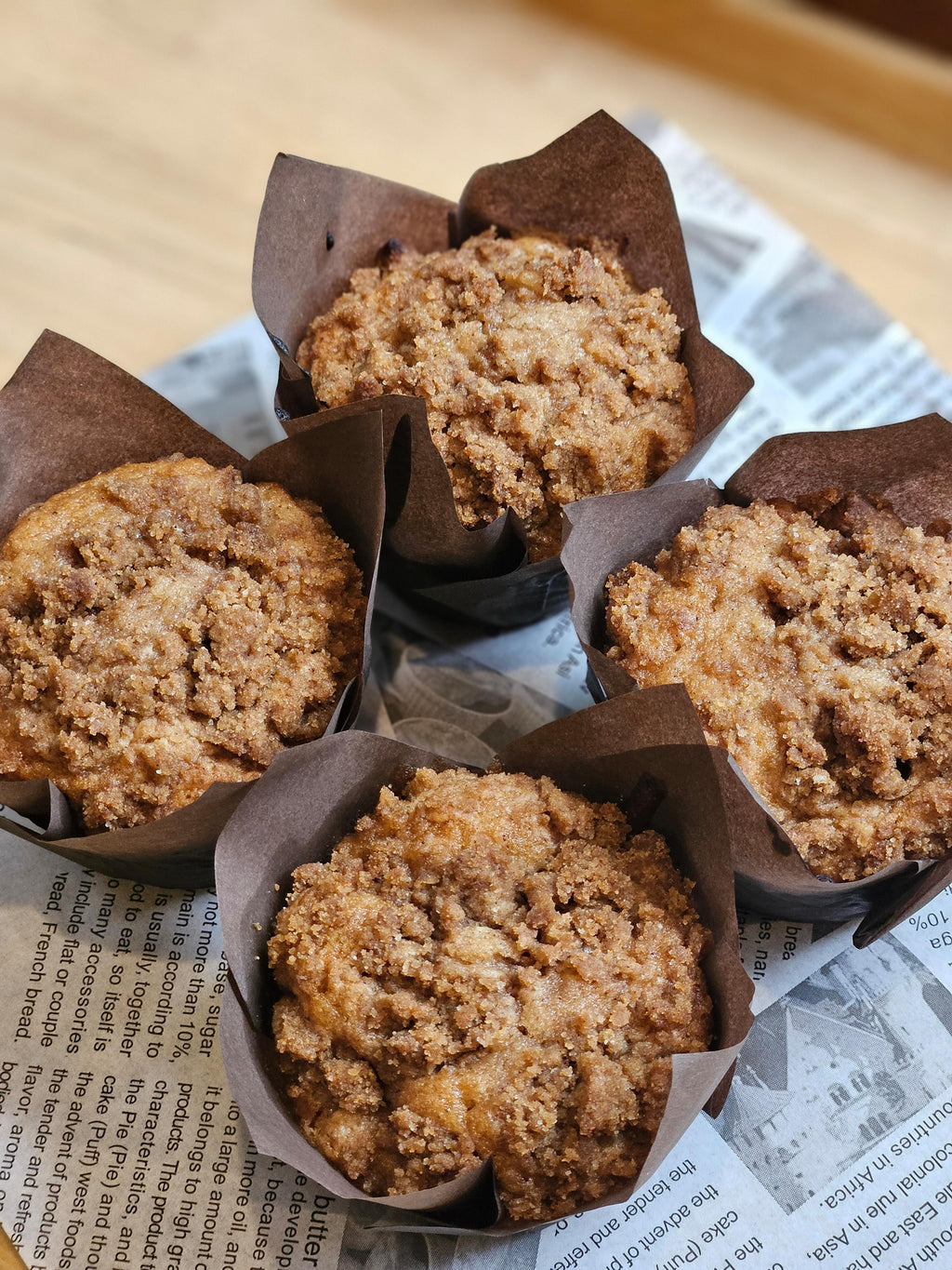 Apple & Cinnamon Crumble Muffins x4