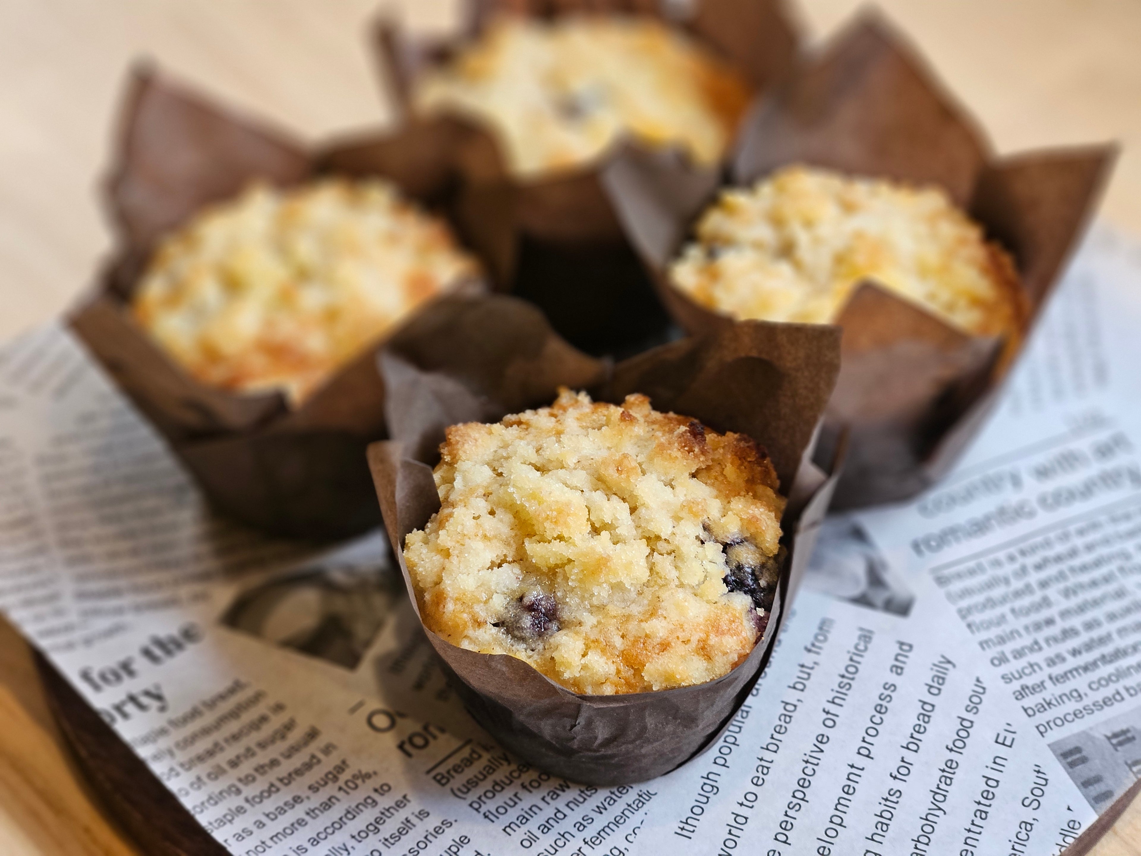 Lemon Blueberry Muffins x4