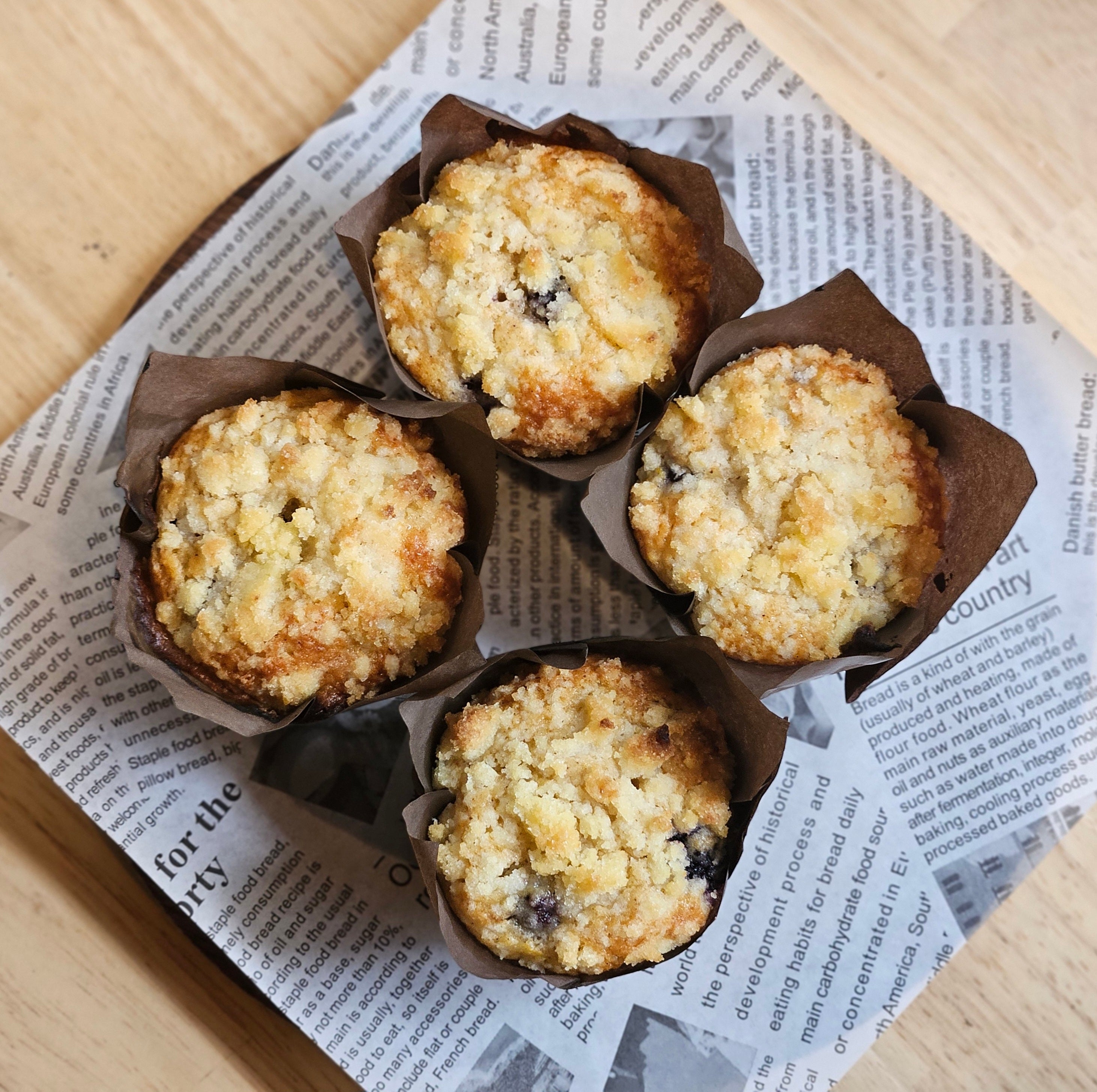 Lemon Blueberry Muffins x4