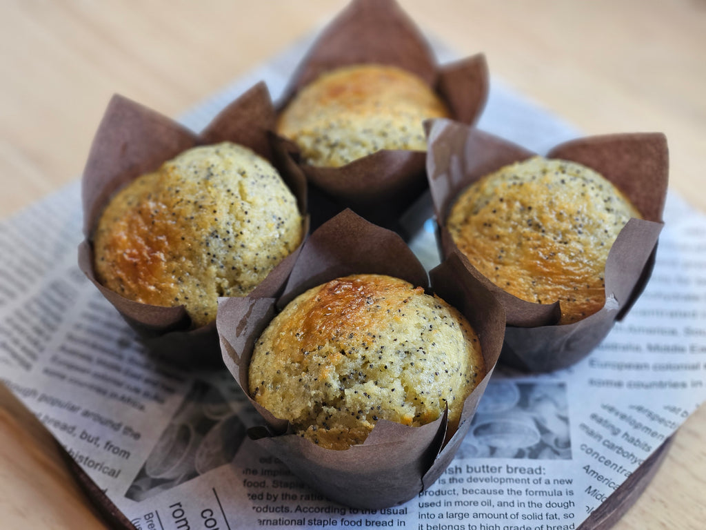 Lemon Poppyseed Muffins x4
