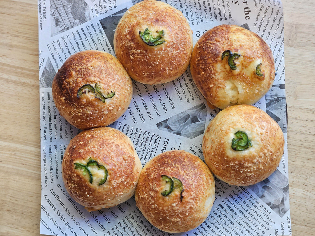 Jalapeño Cream cheese Buns (Spicy)